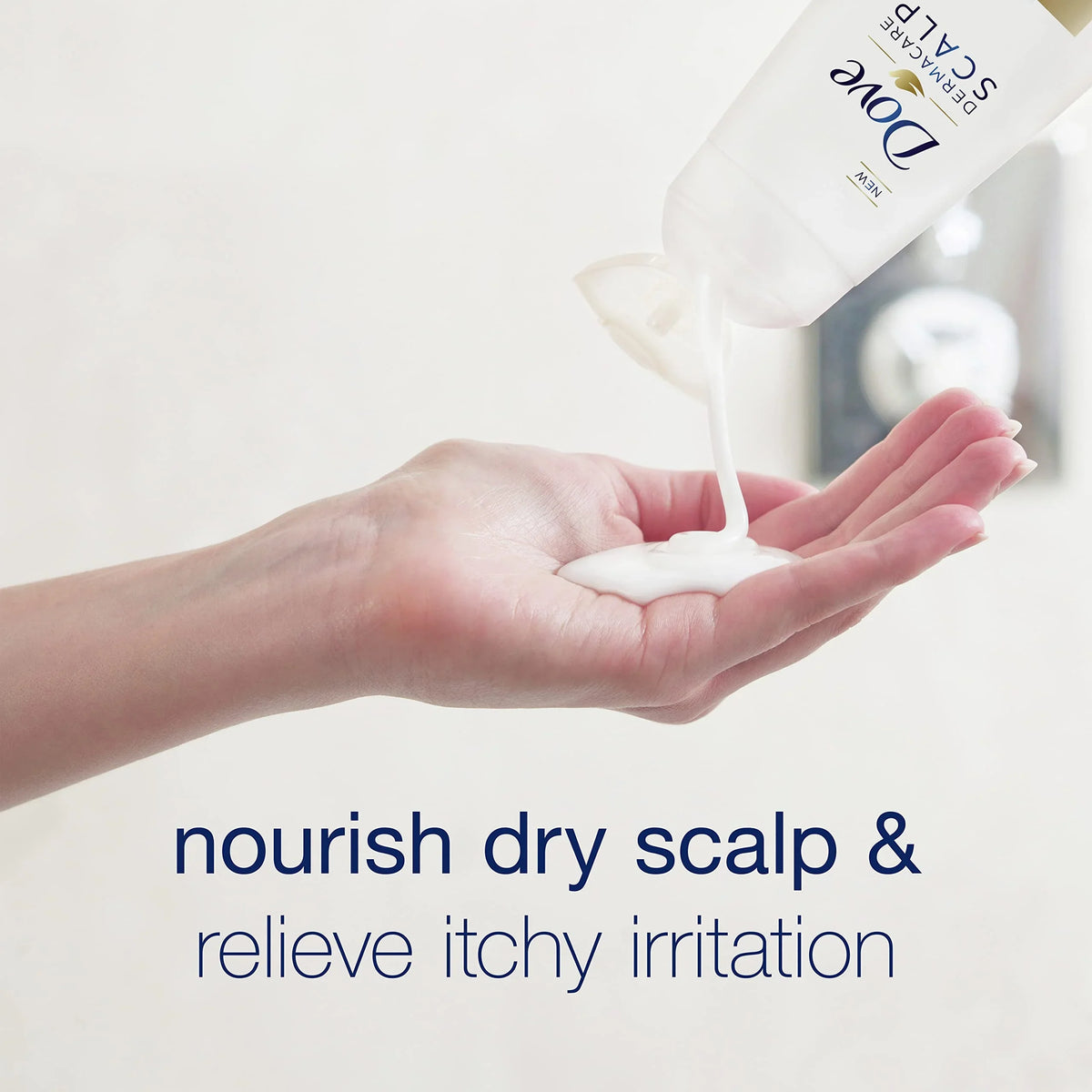 Dove Dermacare Scalp Anti Dandruff Shampoo For Dry And Itchy Scalp Dryness And Itch Relief Dry Scalp Treatment With Pyrithione Zinc 12 Oz, 6 Count