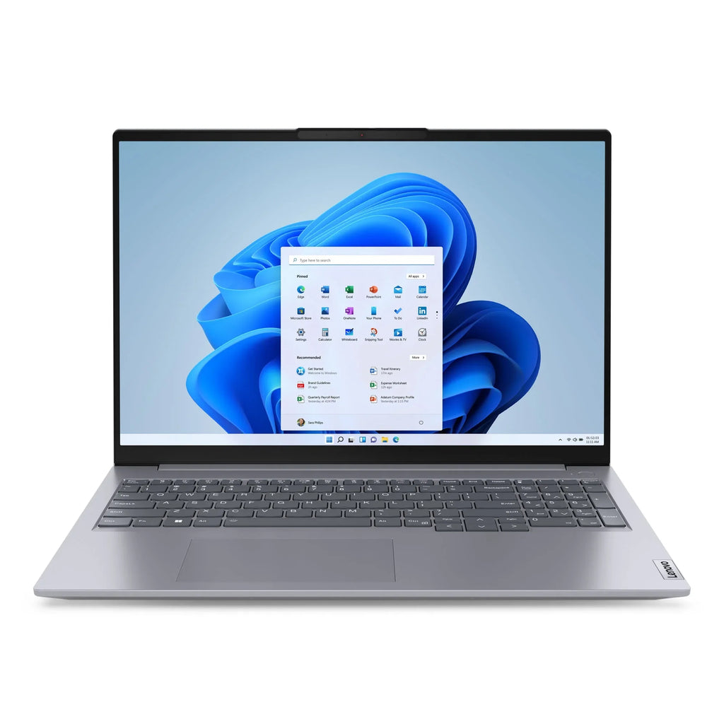 Lenovo ThinkBook 16 Gen 6 Intel Laptop, 16" IPS 60Hz, i7-1355U, Iris Xe Graphics, 16GB, 512GB