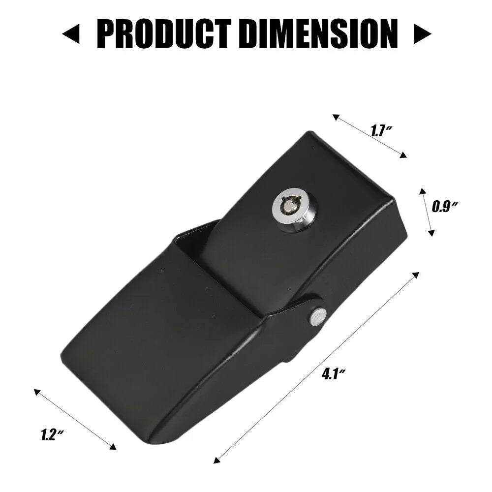 Jahy2Tech Locking Hood Latch Pins Kit for Jeep Wrangler JK JKU - Strong & Stylish - Easy Installation - Caliber Composition