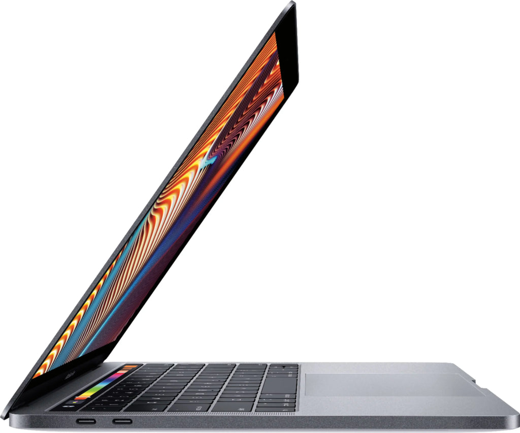 Apple MacBook Pro 13-inch (i5 2.3GHz, 256GB SSD) (Mid 2018, MR9Q2LL/A) - Space Gray Bundle with Black Zipper Sleeve + Laptop Starter Kit + Cleaning Kit (Refurbished)