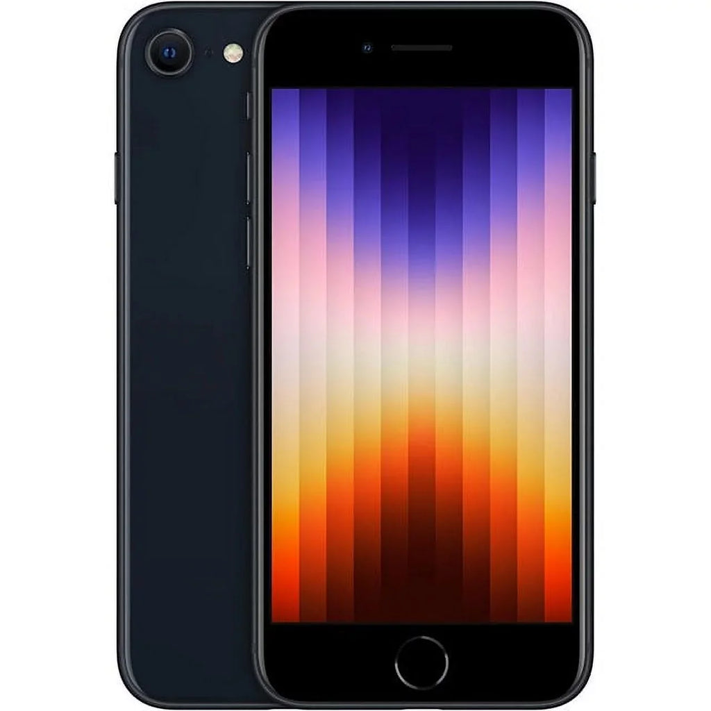 Restored Apple iPhone SE (3rd Gen) A2595 (Fully Unlocked) 256GB Midnight (Refurbished)