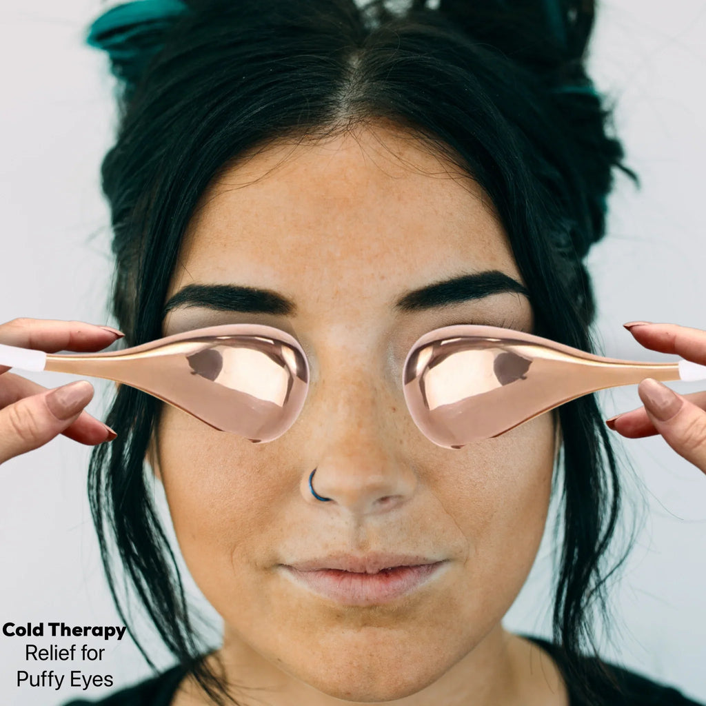 THIS HIPPIE GIRL Hottie Facial Cryo Bars, Ice Globes for Face, Cryo Sticks for Face, Rose Gold Cold Therapy, face care tools