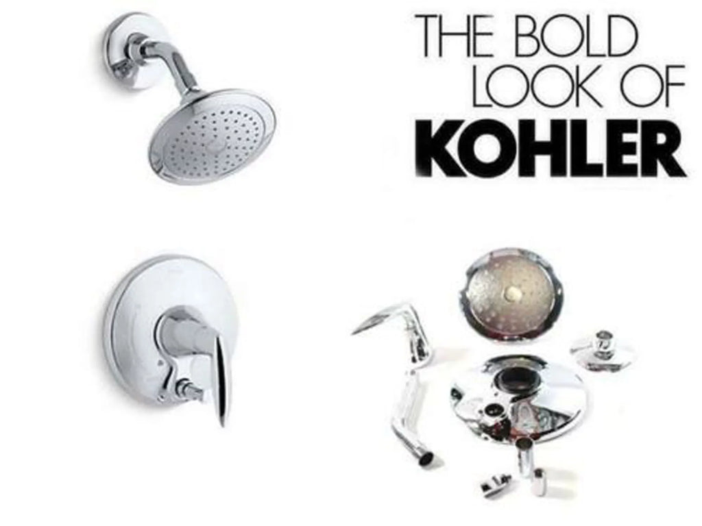 KOHLER T45108-4E-CP Alteo Shower Trim with Push-Button Diverter Polished Chrome