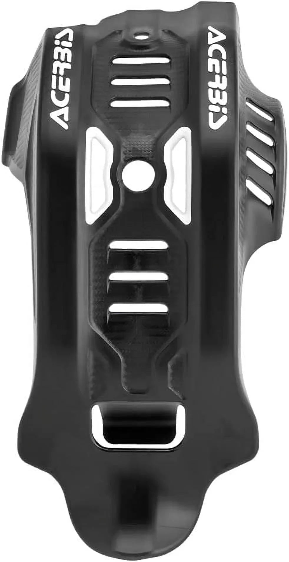 Acerbis Plastic MC Skid Plate with Linkage Guard Black/White for Husqvarna FX 450 2017-2018