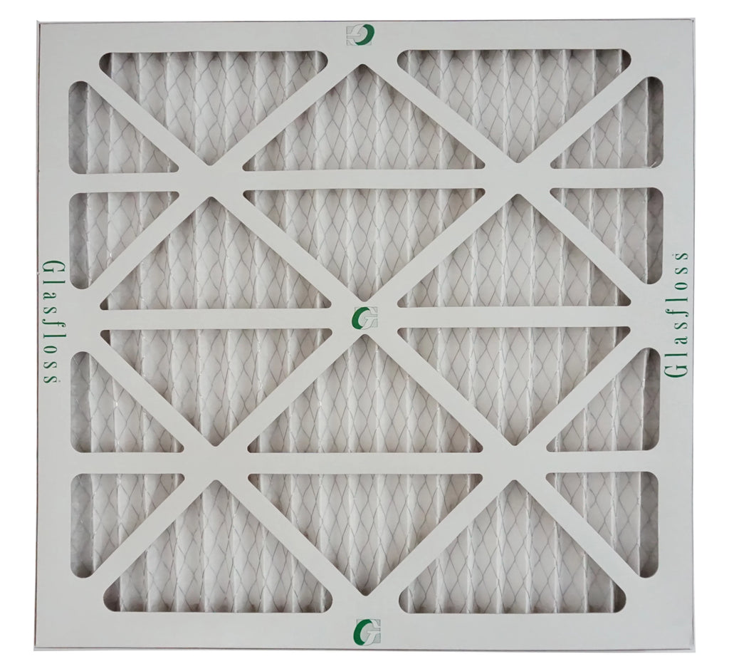 Glasfloss Air Filter 18x18x2 - 2" MERV 10 - (Pack of 12) - Pleated AC or HVAC Air Filter - Furnace Air Filter - Home or Office - Made In The .
