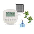 Lixada WiFi Smart Watering System with Dual Pump Programmable Time Setting Solar Panel USB Charging Built-in Battery Suitable for Home Garden
