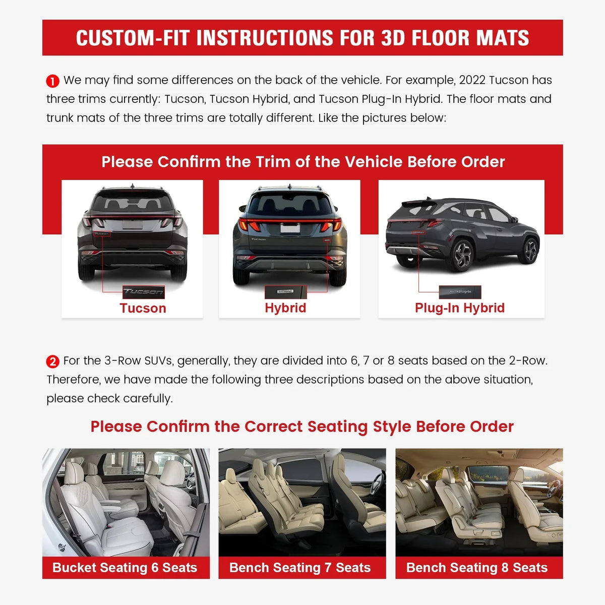 Ikon Motorsports 3D TPE Floor Mats Compatible With 2008-2020 Dodge Grand Caravan 2008-2016 Chrysler Town & Country Black 3D Molded All Weather Car Carpets 1st 2nd Row Front Rear Protector Liner 4PCS