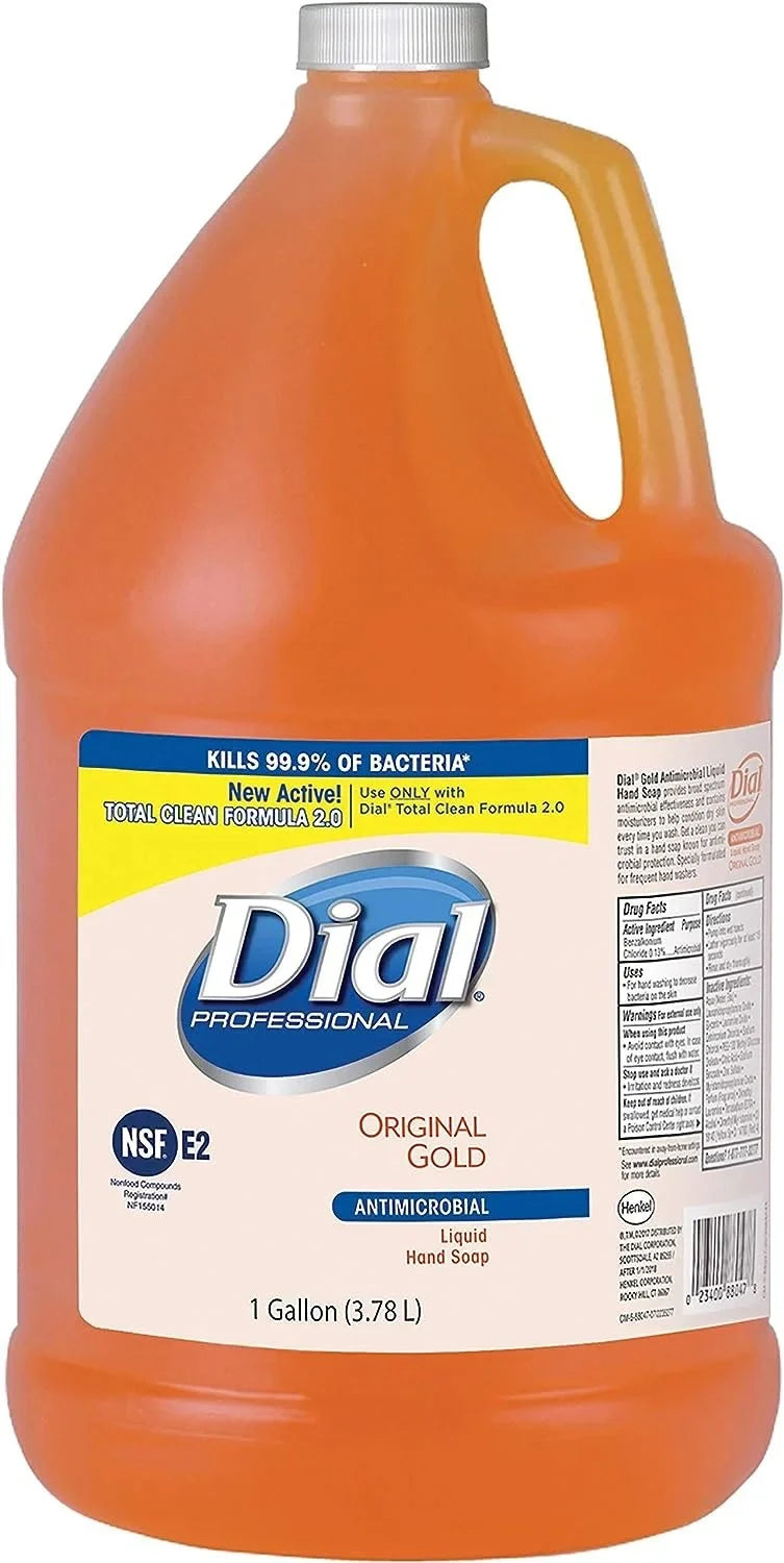 Dial Professional Original Gold Liquid Hand Soap Refill Pack of 4