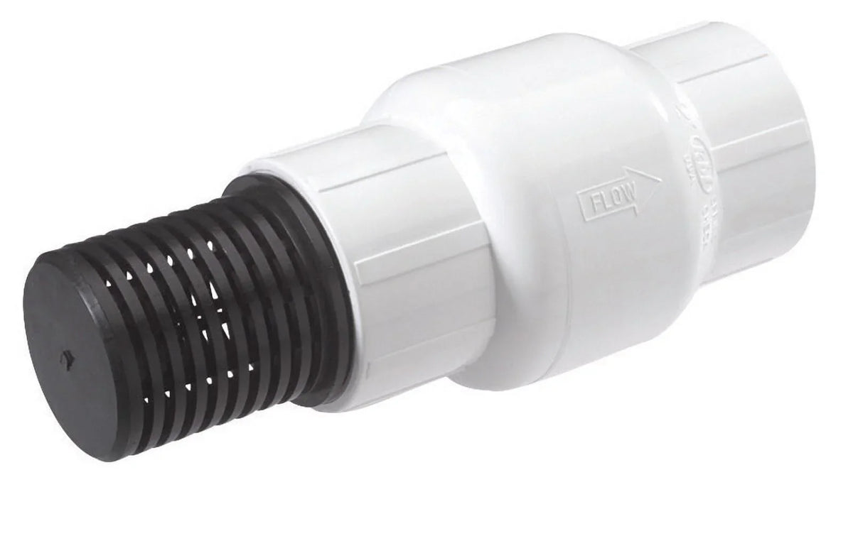 NDS KBI 1-1/2 In. PVC Spring Check Valve-Foot Valve 1001-15FV