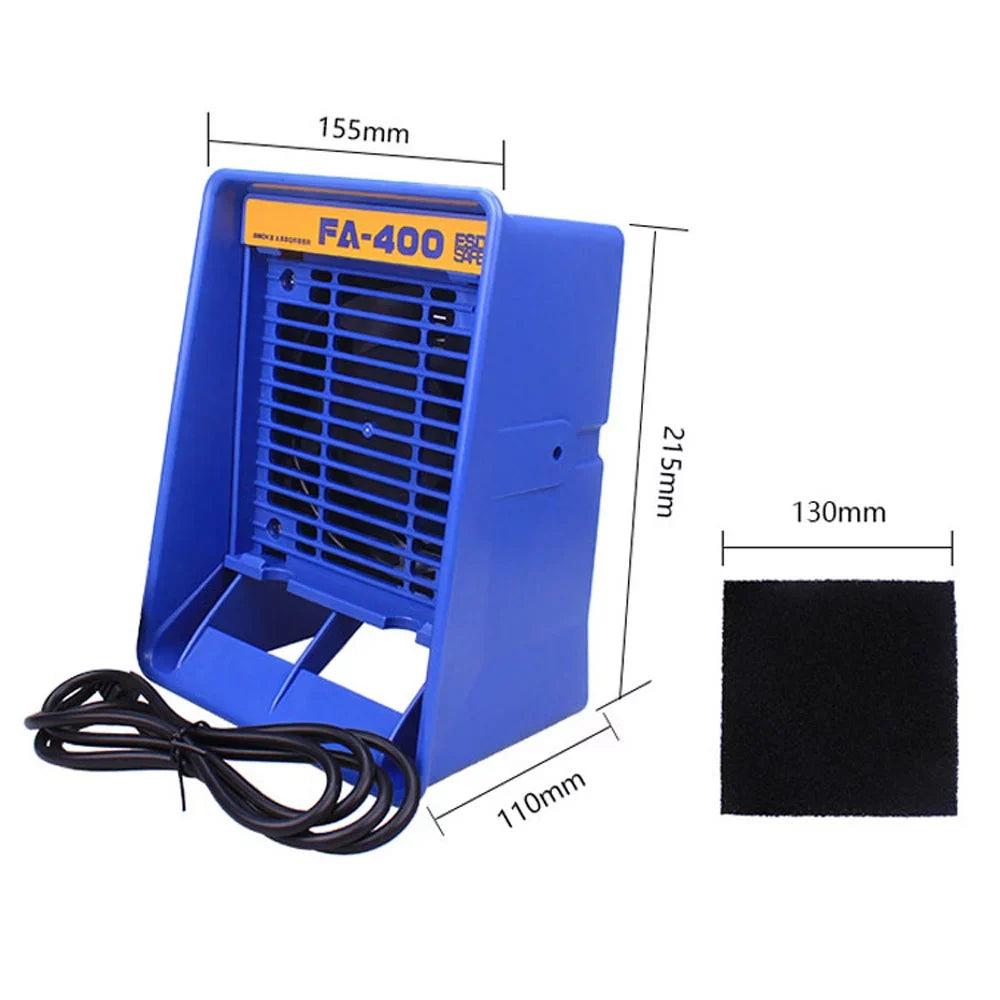 Pinnaco FA-400 Solder Iron Smoke Absorber Fume Extractor Ventilator for Soldering Workbench