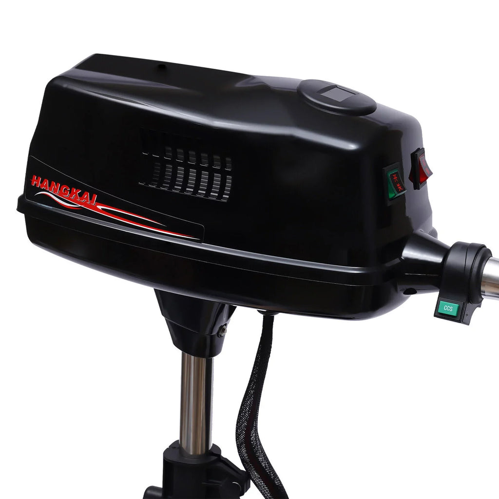 ZhdnBhnos 2.2KW 60V 10HP Heavy Duty Outboard Motor Fishing Ship Engine Electric Brushless Trolling Motor Tiller Control 3000 R/Min