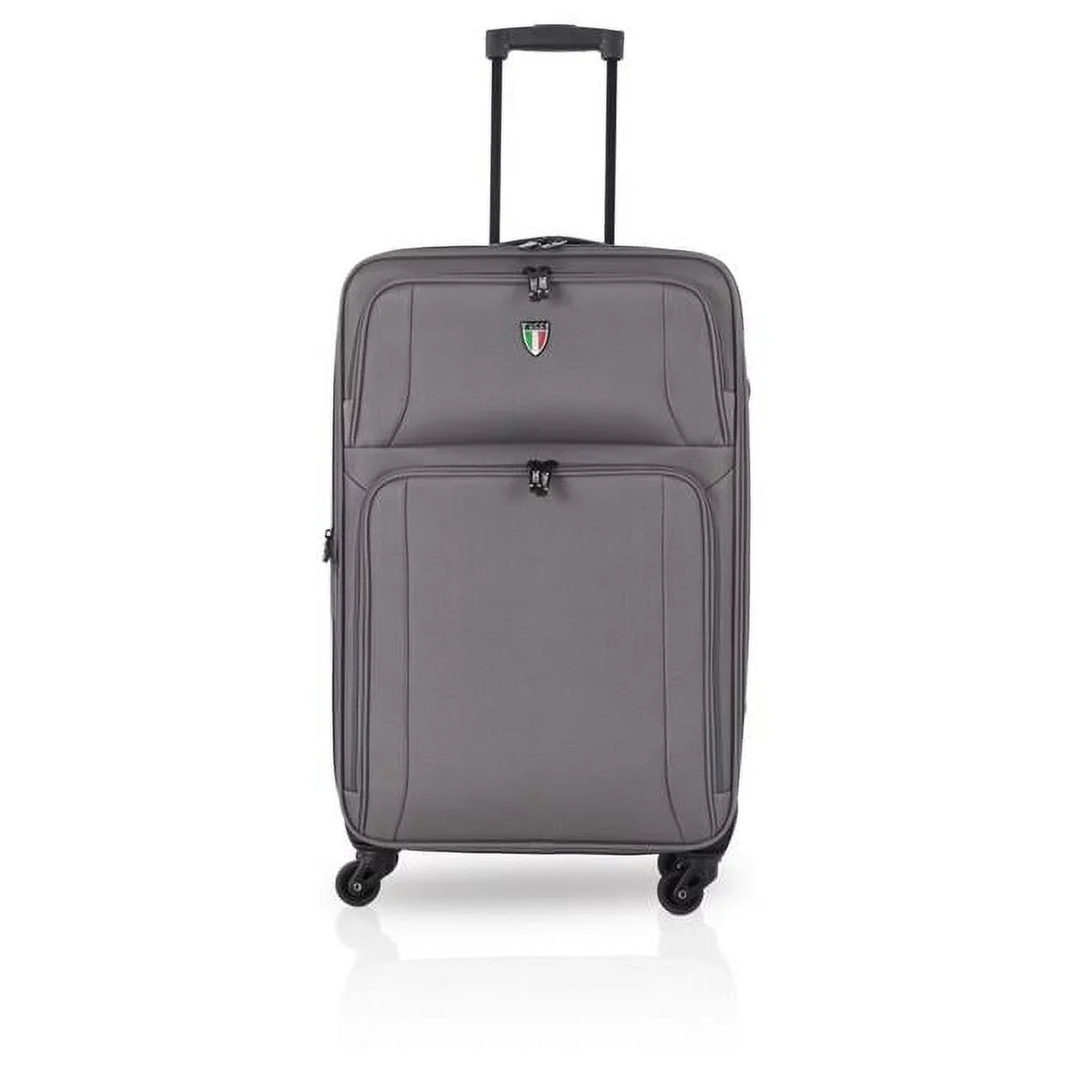 TUCCI 28 in. Disinvolta T00361 Fabric Carry-On Luggage, Silver