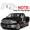 NINTE Rear View Mirror Shield for 13-18 Dodge Ram 1500 & 19-23 Ram 1500 Classic Chrome with Turn Signal Cutouts
