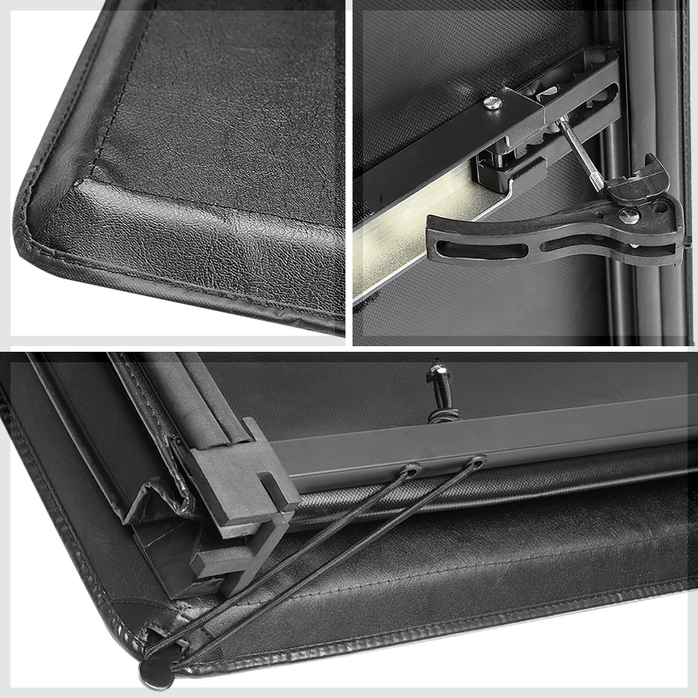 Short Bed Tonneau Shield 6.1Ft Soft Tri-Fold Fleetside for 05-19 Nissan Frontier