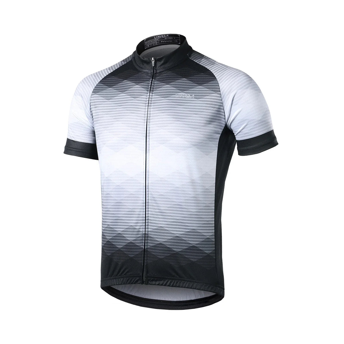 Lixada Men Cycling Jersey Breathable Short Sleeve Bike Shirt and Padded Shorts MTB Bicycle Clothing Suit