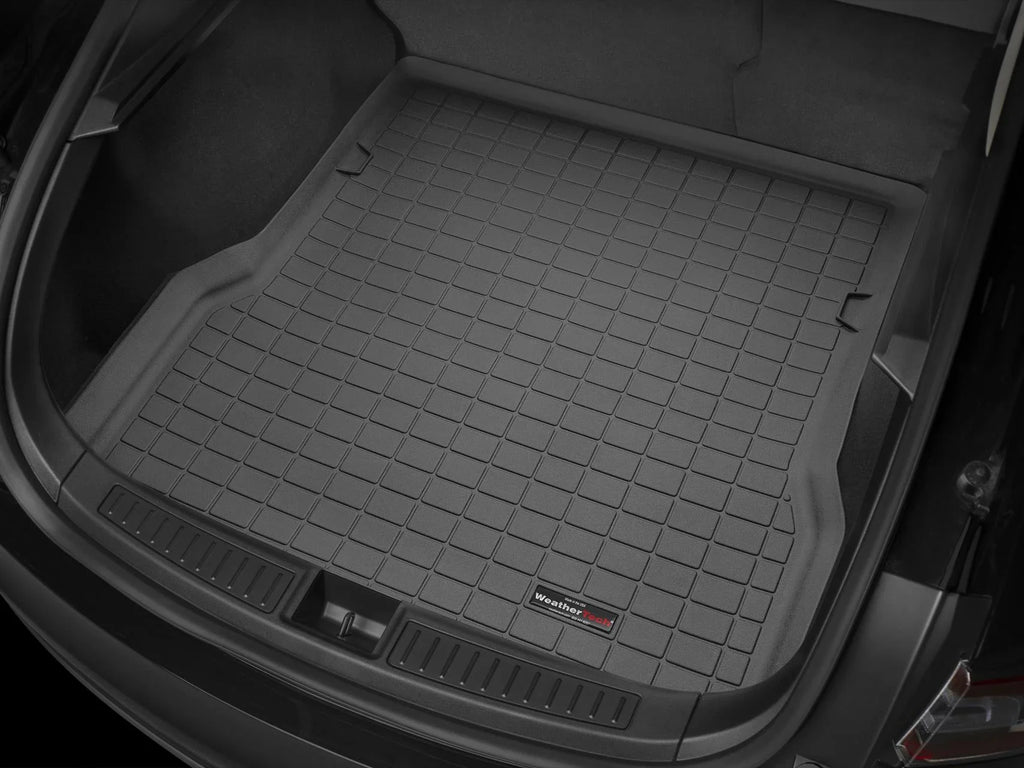 WeatherTech Cargo Trunk Liner with Bumper Protector compatible with 2020-2024 Subaru Outback - Behind 2nd Row Seating With Bumper Protector, Black