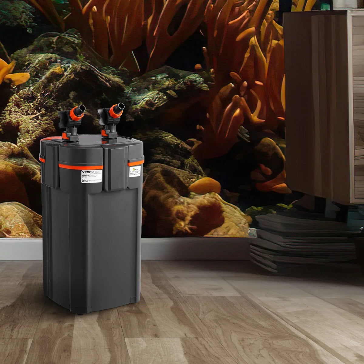 SKYSHALO 25w UV Lamp 235 Gallon Aquarium Canister Filter Fish Tank Quiet