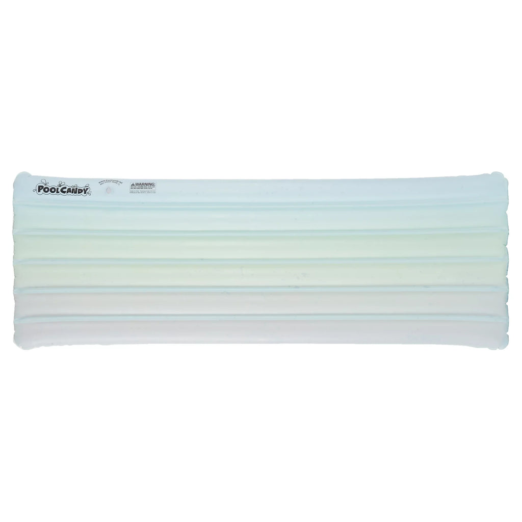 Rainbow Collection Deluxe Glitter Pool Raft 74" - Rainbow Haze