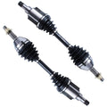 Detroit Axle - 2pc Front CV Axles for Chevrolet Cobalt Pontiac G5 G4 Pursuit Saturn Ion, Replacement CV Axle Shafts Assembly