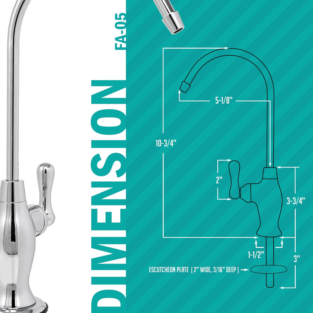 Metpure Water Filtration Faucet Champagne Gold Vase Style Non Air Gap Reverse Osmosis Drinking Water Dispenser With Faucet Wrench