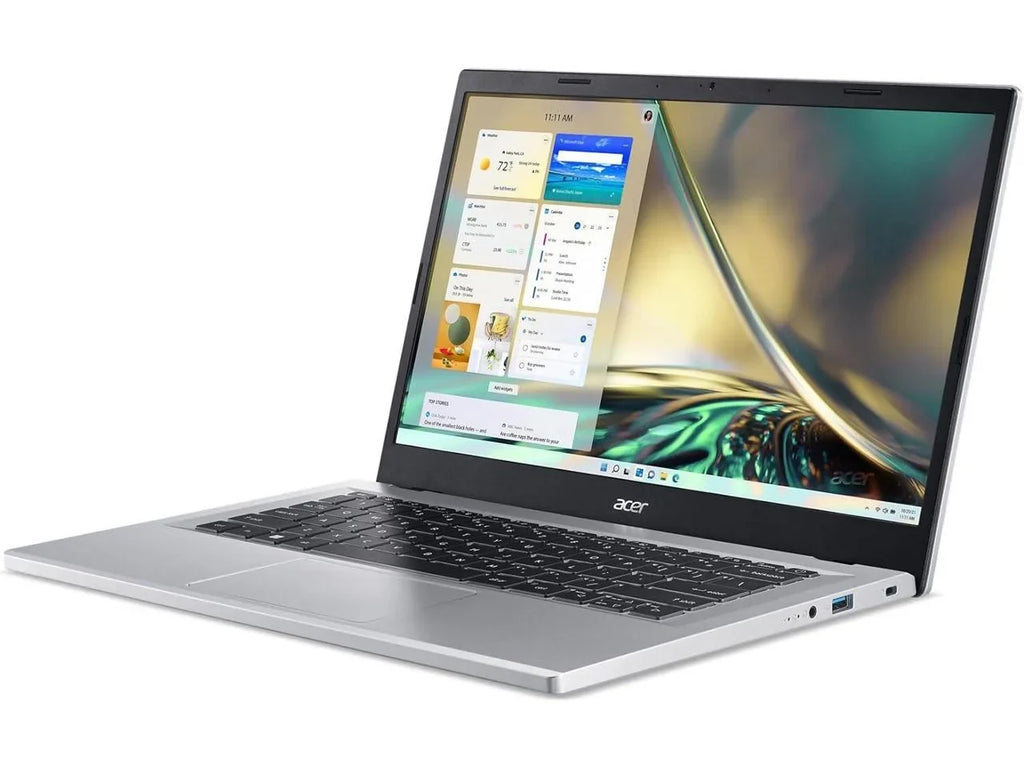 Acer Aspire 3 14 A314-36P - Intel Core i3 - N305 - Win 11 Home in S mode - UHD Graphics - 8 GB RAM - 128 GB SSD - 14" IPS 1920 x 1080 (Full HD) - Wi-Fi 6 - pure silver - kbd: US Intl