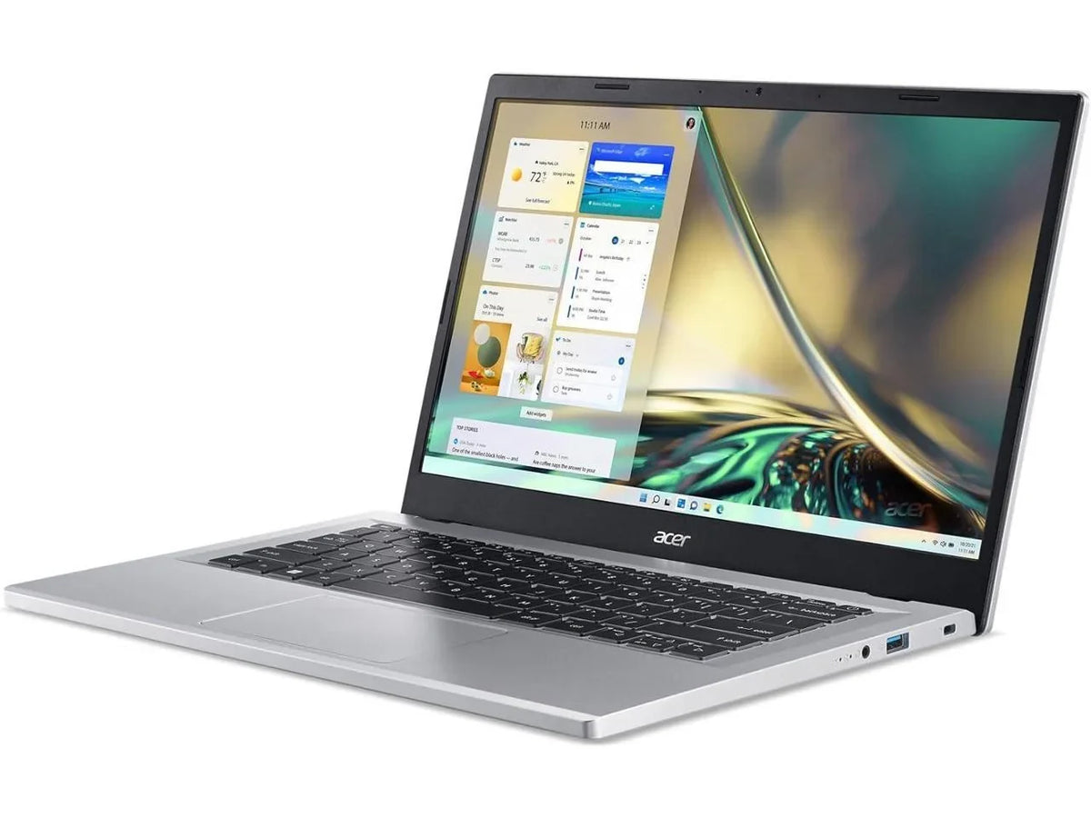 Acer Aspire 3 14 A314-36P - Intel Core i3 - N305 - Win 11 Home in S mode - UHD Graphics - 8 GB RAM - 128 GB SSD - 14" IPS 1920 x 1080 (Full HD) - Wi-Fi 6 - pure silver - kbd: US Intl