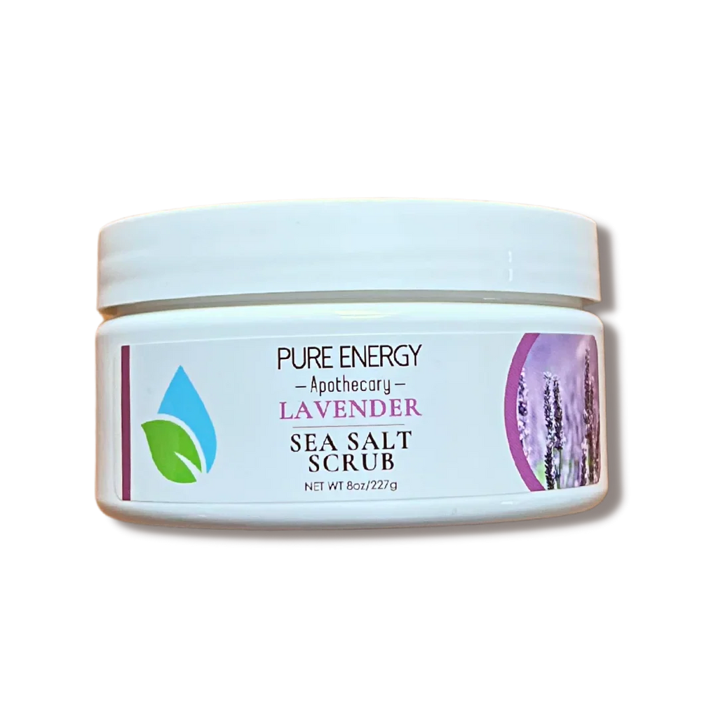 Pure Energy Apothecary Lavender Sea Salt Scrub 8 oz.