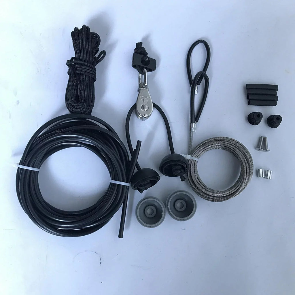 Kayak Craft Rudder Direction Control Steering System for Canoe Fishing