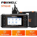 FOXWELL NT624 Elite OBD2 Scanner Full Systems Diagnostic Scan Tool with OIL/EPB/TPS/SAS/ABS/DPF/BMS/Injector 8 Reset Services for Free Update,Car Code Reader Automotive Scanner Auto VIN OBDII CAN Cars