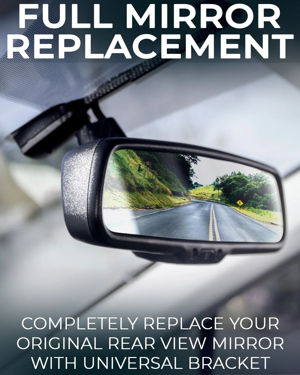 Master Tailgaters 10" IPS LCD Rear View Mirror with 1080p DVR, 140° Dash Cam, and Backup Camera Included for Complete Vehicle Monitoring- Universal Fit for All Cars