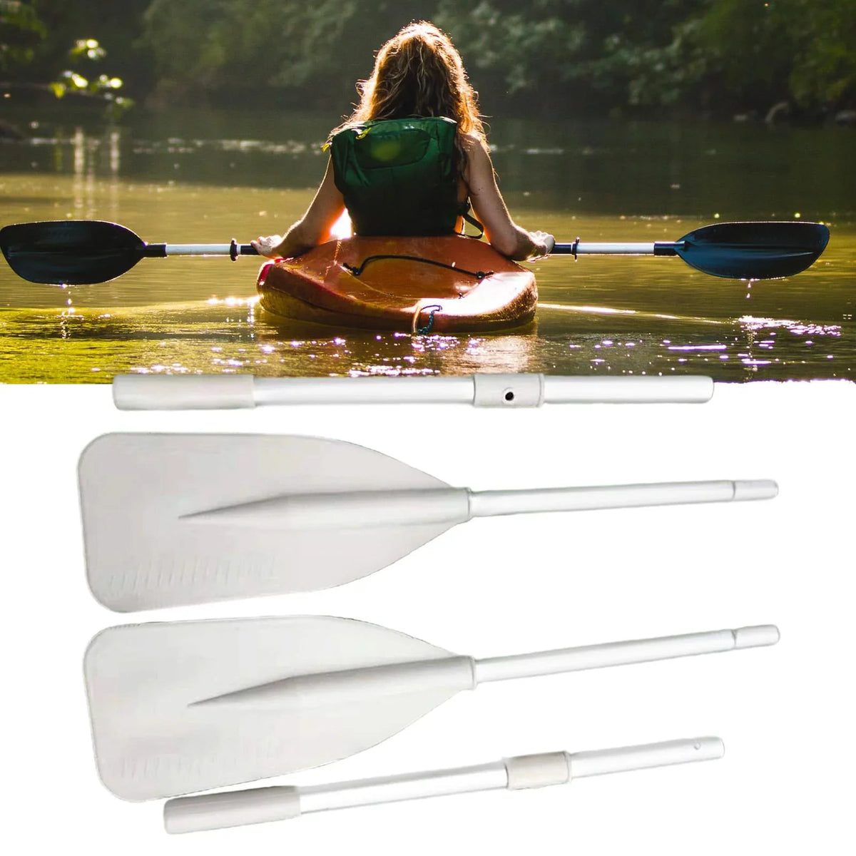 2Pcs Removable Accs Packable Portable Supplies Durable for Stand up Vessel Paddleboard Surfboard Surfing Canoeing Grey