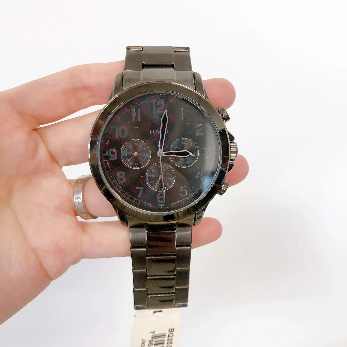 FOSSIL BQ2539 YORKE SMOKE GUNMETAL GREY CHRONOGRAPH MEN'S WATCH