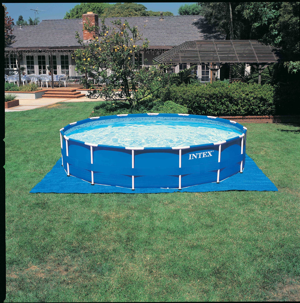 Intex 15' x 48" Metal Frame Above Ground Pool with Filter Pump