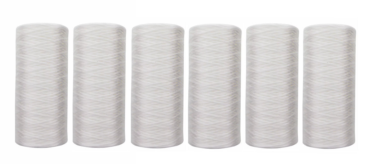 Pentek WP5BB97P String-Wound Filters 10-Inch x 4.5-Inch (6-Pack)