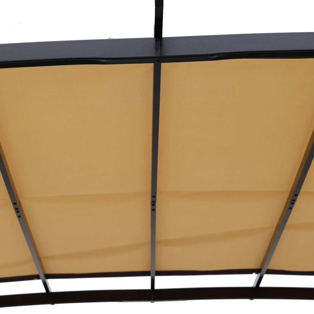 Universal Canopy Protection Replacement for 12x9 Ft Curved Outdoor Pergola Structure