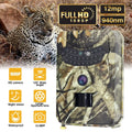 Infrared Trail Camera,DFITO Wildlife Monitor, 1080P, 12MP, Home Security, Farm Monitoring, Hunting Trail Monitor, Hunting Wildlife Camera Waterproof (SD Card NOT Included)