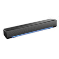 SADA V-196 USB Wired Computer Speaker Bar Stereo Subwoofer Powerful Player Bass Surround Sound Box 3.5mm Audio Input for PC Laptop Smartphone Tablet MP3 MP4