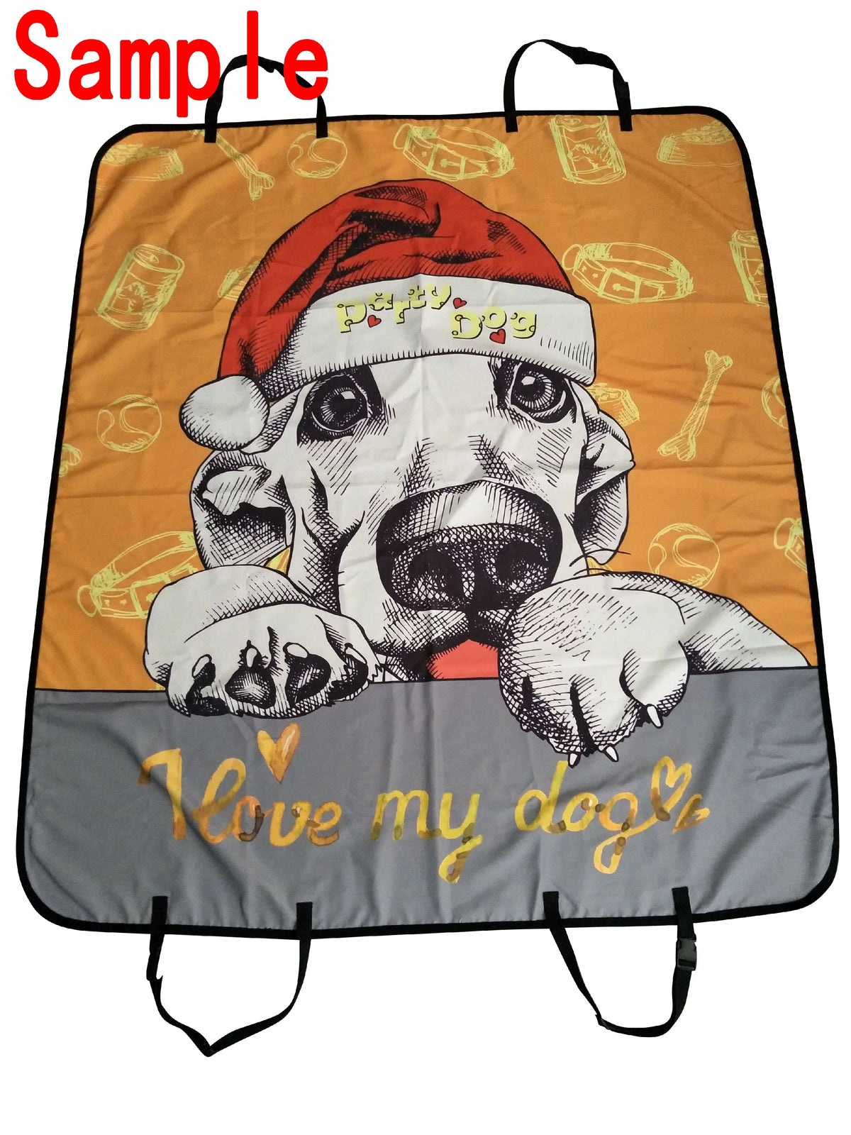 GCKG Tropical Beach Pet Car Seat Shield Dog Car Seat Mat Hammock Cargo Mat Trunk Mat For Cars Trucks and SUV 54x60 inches