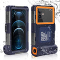 UrbanX Professional [15m/50ft] Swimming Diving Surfing Snorkeling Photo Video Waterproof Protective Case Underwater Housing for Sony Xperia XZ Premium And all Phones Up to 6.9 Inch LCD with Lanyard