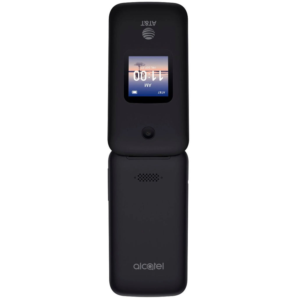 AT&T Alcatel, 4GB, Black - Prepaid SmartFlip Phone