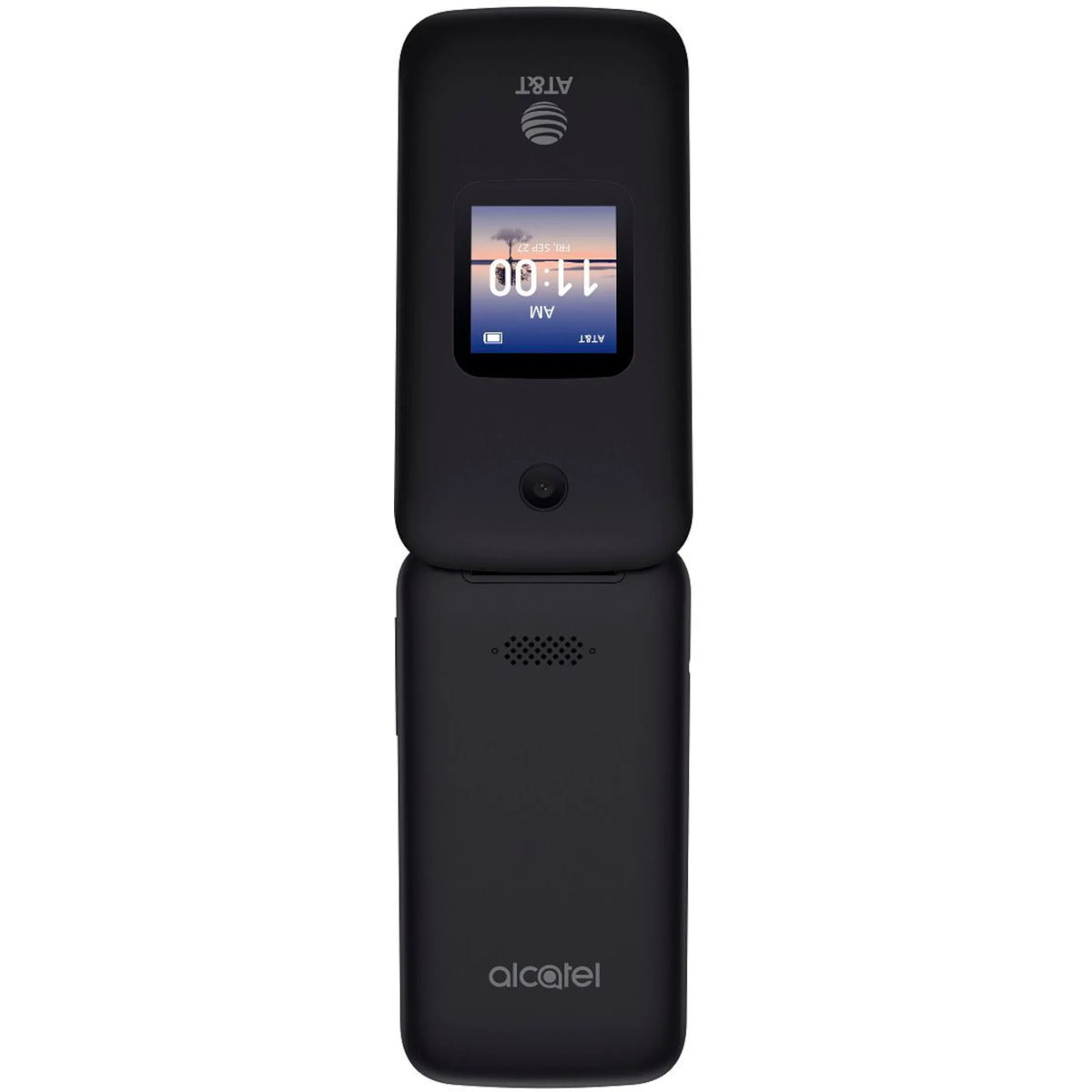 AT&T Alcatel, 4GB, Black - Prepaid SmartFlip Phone