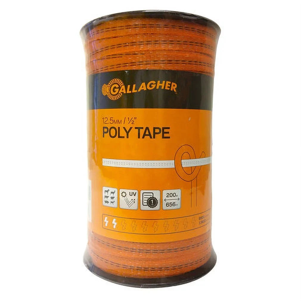Gallagher G62314 0.06 in. X 656 ft. Polytape- Orange