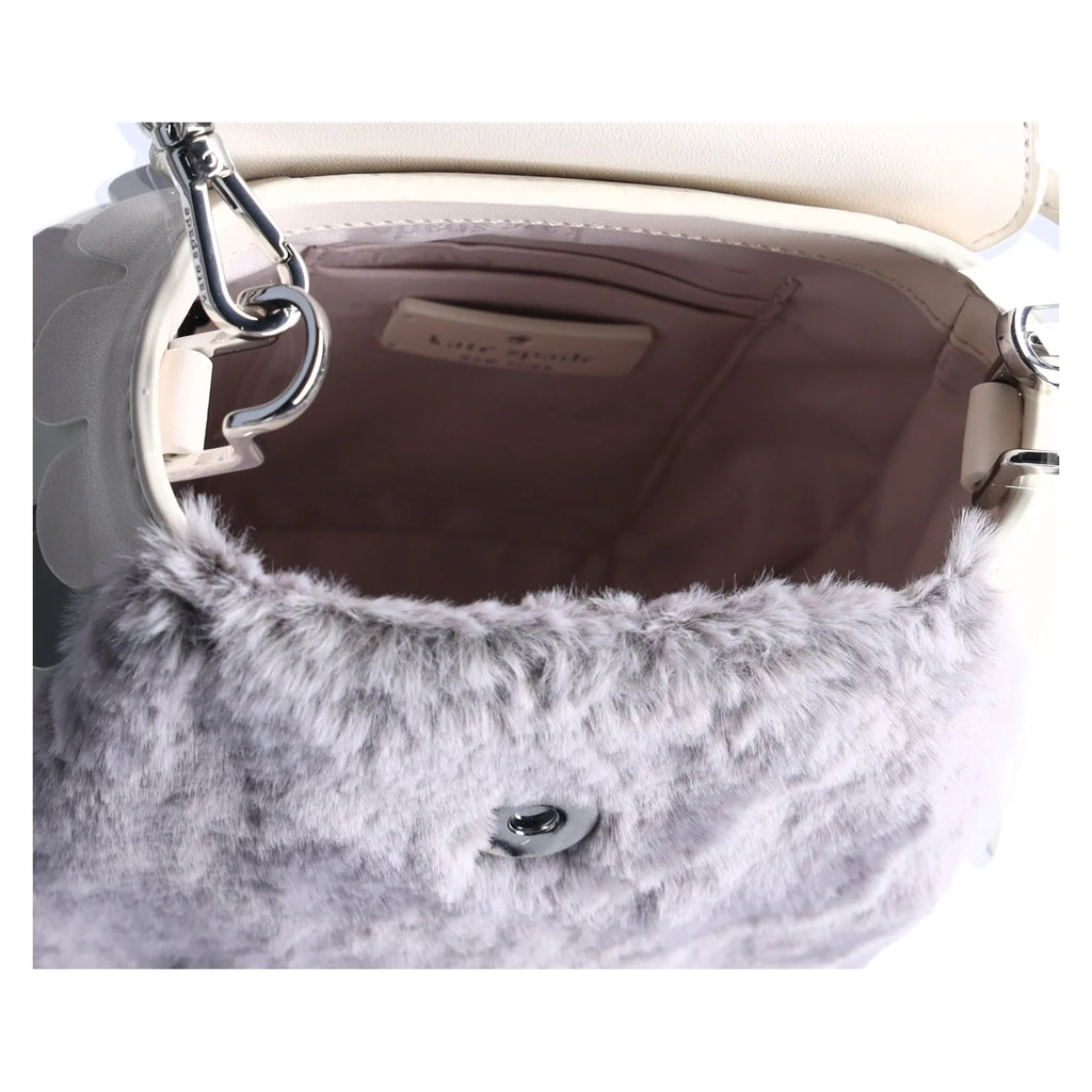 Kate Spade Hoot Gray 3D Owl Crossbody Bag Novelty Limited Edition