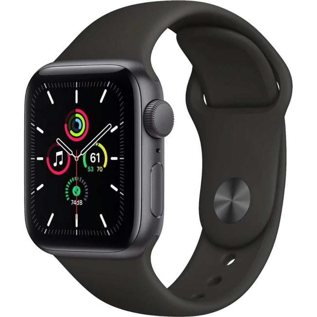 MKQ63LL-A 44 mm SE Space Gray Aluminum Case Watch with Midnight Sport Band