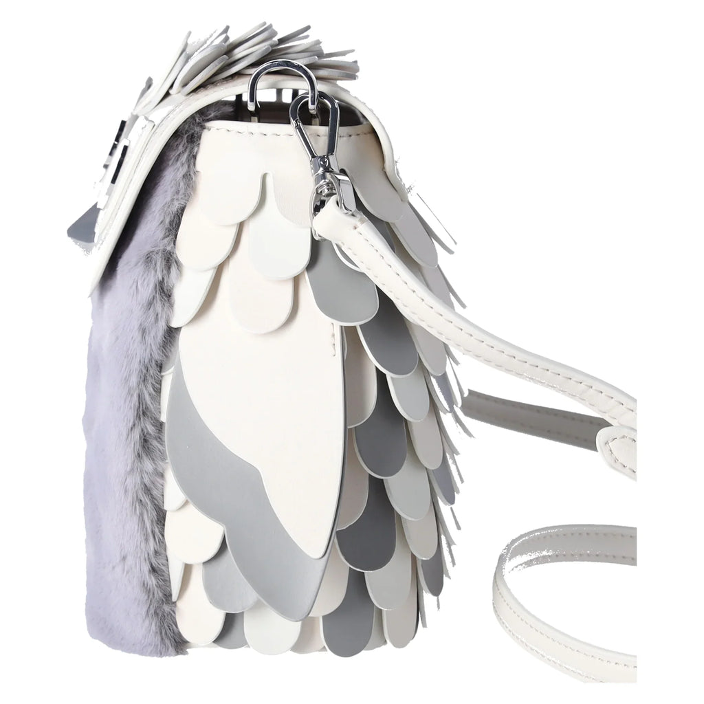 Kate Spade Hoot Gray 3D Owl Crossbody Bag Novelty Limited Edition