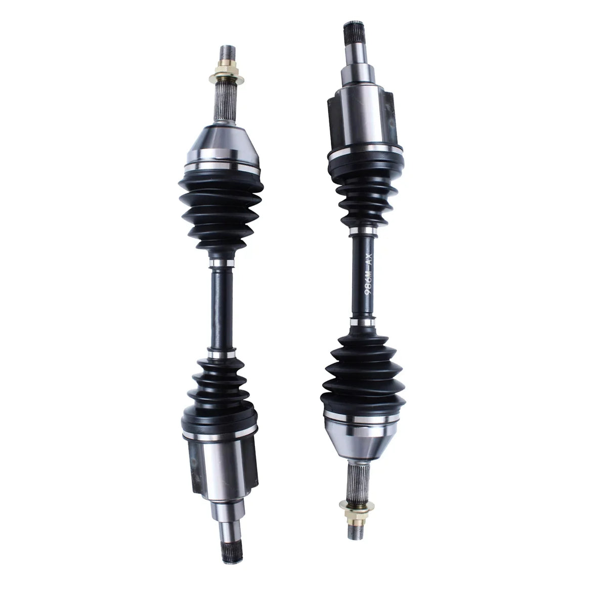 Detroit Axle - 2pc Front CV Axles for Chevrolet Cobalt Pontiac G5 G4 Pursuit Saturn Ion, Replacement CV Axle Shafts Assembly