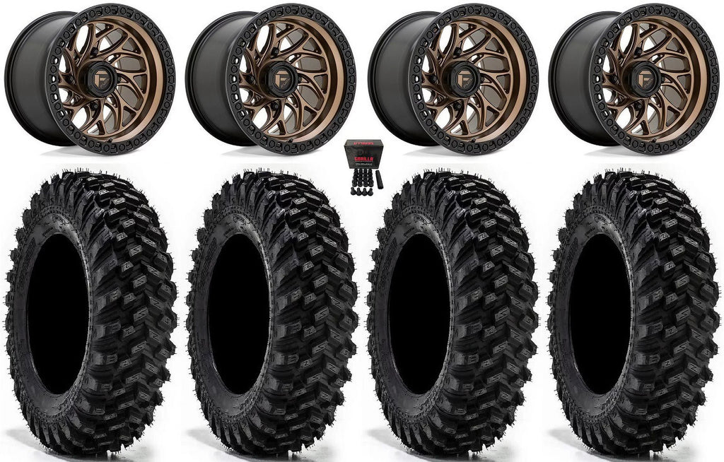 Fuel Runner 15" Wheels Bronze 30" Warrior XT Tires Polaris RZR XP 1000 / PRO XP / Ranger XP 900/1000