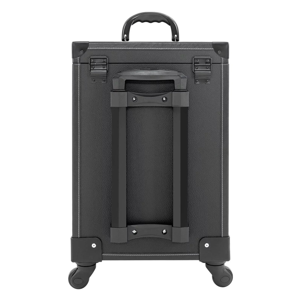 Miumaeov Rolling Makeup Train Case Professional Cosmetic Trolley Storage Luggage Box Nail Polish Organizer