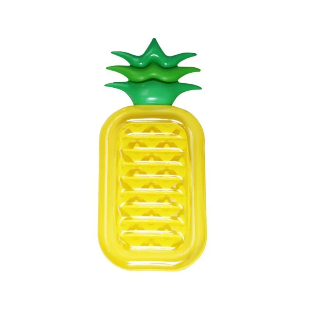 Huichenter Giant Inflatable Pineapple Pool Float, 6 ft Pool Lounger Float for Kids & Adults, Summer Pool Raft, Yellow