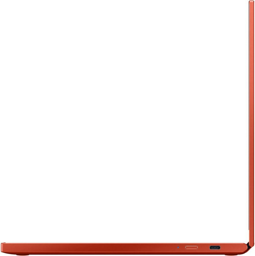 Samsung Galaxy Chromebook 2 13.3" FHD(1920 x 1080) Touchscreen 2 in 1 Laptop, Intel Core i3-10110U, 8GB LPDDR3 RAM, 128GB eMMC, Backlit Keyboard, Chrome OS, Fiesta Red with Tigology Accessories